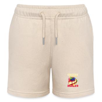 Cake - Kids Organic Sweat Shorts by Stanley/Stella - soft Ecru - Front
