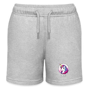 EINHORN Stella - Kinder Organic Joggingshorts Mini Bolter von Stanley/Stella - Grau meliert - Vorne