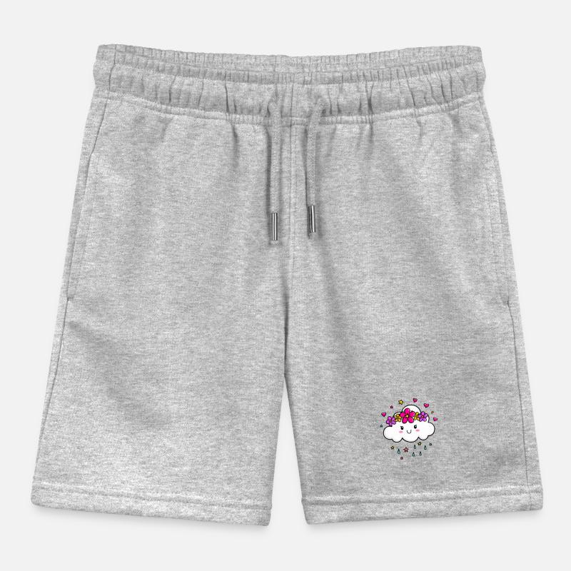 Wolke mit Blumenkrone Kinder Organic Joggingshorts Mini Bolter von Stanley/Stella