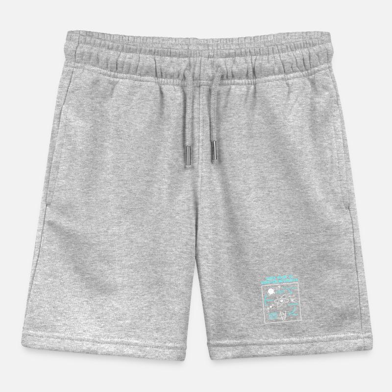Quantum Physics Quantum Physics Quantum Leap Kids Organic Sweat Shorts by Stanley/Stella