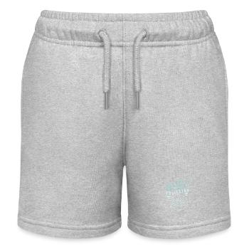 Muschelsammler Muschel - Kinder Organic Joggingshorts Mini Bolter von Stanley/Stella - Grau meliert - Vorne