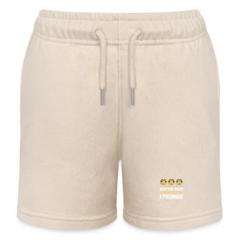 Leopardgecko-Trio, das verspreche ich - Kinder Organic Joggingshorts Mini Bolter von Stanley/Stella - Natur - Vorne