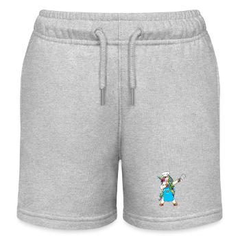 Dabbing von Unicorn: Größter Koch, kulinarischer Meisterkoch, Koch - Kinder Organic Joggingshorts Mini Bolter von Stanley/Stella - Grau meliert - Vorne