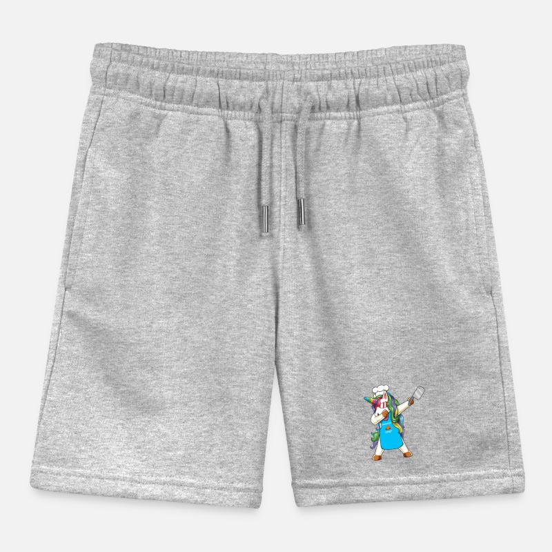 Dapping de licorne Greatest Chef Chef Maître Cuisinier Short de jogging enfant bio Stanley/Stella