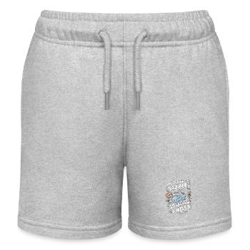 ICU Nurse My Patient's Stable Registered Nurse - Kinder Organic Joggingshorts Mini Bolter von Stanley/Stella - Grau meliert - Vorne