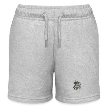 RC Cars Logo Graphic - Kids Organic Sweat Shorts by Stanley/Stella - heather grey - Front