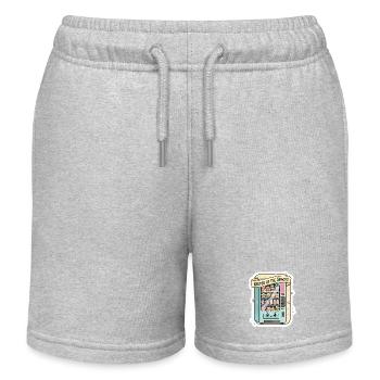Gardien des Vendeurs de Snacks - Short de jogging enfant bio Stanley/Stella - gris chiné - Devant