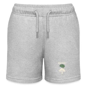 Digital detox close to nature - Kids Organic Sweat Shorts by Stanley/Stella - heather grey - Front