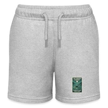 Garde des Monstres Marins | L’horreur au lac - Short de jogging enfant bio Stanley/Stella - gris chiné - Devant