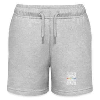 Paraprofessional Paraeducator Lehrerassistent - Kinder Organic Joggingshorts Mini Bolter von Stanley/Stella - Grau meliert - Vorne
