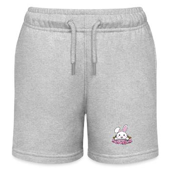 Kalo Pascha Orthodoxe Oster-Griechische Ostern - Kinder Organic Joggingshorts Mini Bolter von Stanley/Stella - Grau meliert - Vorne