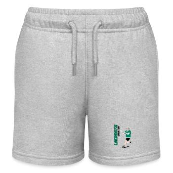 Lacrosse Spieler - Kinder Organic Joggingshorts Mini Bolter von Stanley/Stella - Grau meliert - Vorne