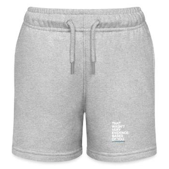 That Wasn't Evidence Based Medizin Labor Nerd Arzt - Kinder Organic Joggingshorts Mini Bolter von Stanley/Stella - Grau meliert - Vorne