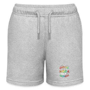 Guten Tag, um kleinen Menschen bei der Kommunikation mit SLP zu helfen - Kinder Organic Joggingshorts Mini Bolter von Stanley/Stella - Grau meliert - Vorne