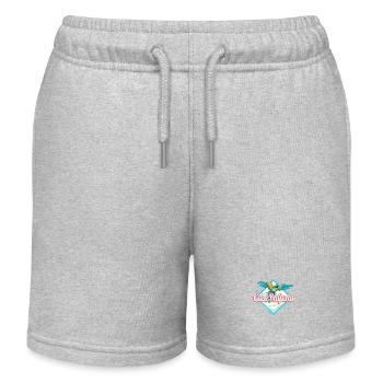Souvenir de Cala Ratjada, îles Baléares de Majorque - Short de jogging enfant bio Stanley/Stella - gris chiné - Devant