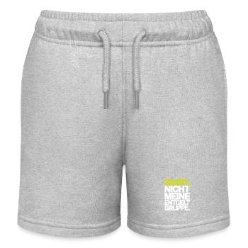 Sorry Nicht Meine Entgeltgruppe Beamte TVöD Büro - Kinder Organic Joggingshorts Mini Bolter von Stanley/Stella - Grau meliert - Vorne
