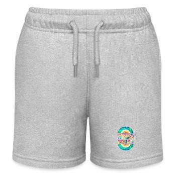 Physiotherapeut Physio Physiotherapie - Kinder Organic Joggingshorts Mini Bolter von Stanley/Stella - Grau meliert - Vorne