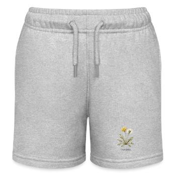 Pissenlit doré – Pissenlit vintage - Short de jogging enfant bio Stanley/Stella - gris chiné - Devant