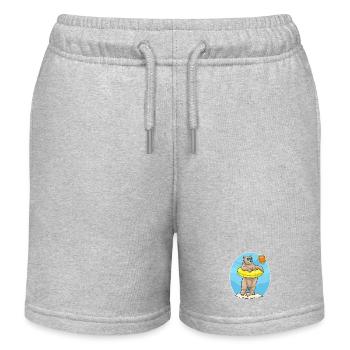 Été de la baignée de Bear Beach - Short de jogging enfant bio Stanley/Stella - gris chiné - Devant