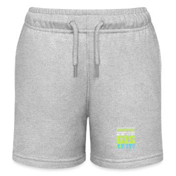 GIS Kartograf Geografie Geography Kartografie - Kinder Organic Joggingshorts Mini Bolter von Stanley/Stella - Grau meliert - Vorne