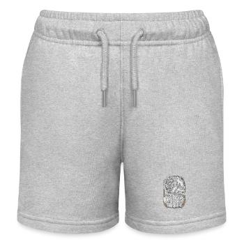 Wildlife Vet From Feathers To Exotic Animal Care - Kids Organic Sweat Shorts by Stanley/Stella - heather grey - Front