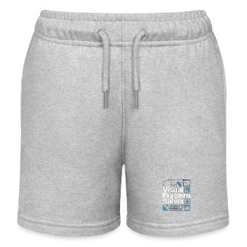 Graphiste Problème visuel Designer créatif - Short de jogging enfant bio Stanley/Stella - gris chiné - Devant