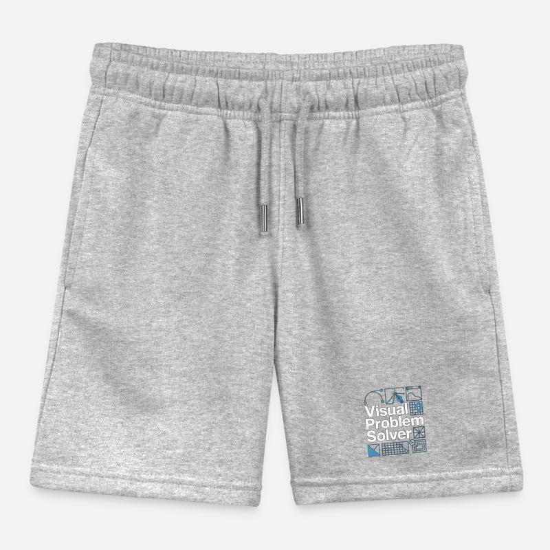 Graphic Designer Visual Problem Creative Designer Kids Organic Sweat Shorts by Stanley/Stella
