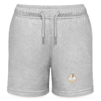 Pisa schiefer Turm in der Toskana Italien Souvenir - Kinder Organic Joggingshorts Mini Bolter von Stanley/Stella - Grau meliert - Vorne
