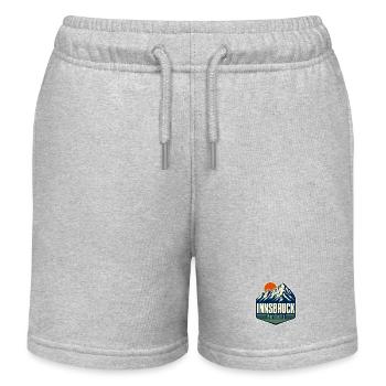 Innsbruck Nordkette Tirol Mountain Travel Souvenir - Kinder Organic Joggingshorts Mini Bolter von Stanley/Stella - Grau meliert - Vorne
