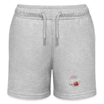 Tomahawk Steak Barbecue Rindfleisch Vintage BBQ - Kinder Organic Joggingshorts Mini Bolter von Stanley/Stella - Grau meliert - Vorne