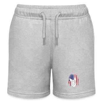 Bouvier australien chien - Short de jogging enfant bio Stanley/Stella - gris chiné - Devant