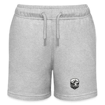 Alpenstraßen Berge & Straßen - Kinder Organic Joggingshorts Mini Bolter von Stanley/Stella - Grau meliert - Vorne