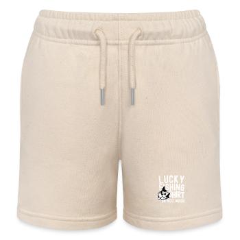 Lucky_fishing - Short de jogging enfant bio Stanley/Stella - écru doux - Devant