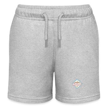 Erfurt Deutschland Thüringen Skyline Souvenir - Kinder Organic Joggingshorts Mini Bolter von Stanley/Stella - Grau meliert - Vorne