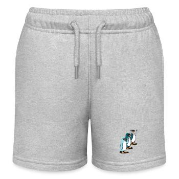 3 Penguins Rock On - Short de jogging enfant bio Stanley/Stella - gris chiné - Devant