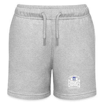 Gib niemals auf: keine Ausreden - Kinder Organic Joggingshorts Mini Bolter von Stanley/Stella - Grau meliert - Vorne