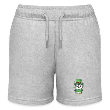 Manchot Leprechaun - Short de jogging enfant bio Stanley/Stella - gris chiné - Devant