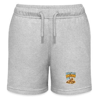 Birthday Dig Crew Fossilieneier-Ausgrabungsparty - Kinder Organic Joggingshorts Mini Bolter von Stanley/Stella - Grau meliert - Vorne
