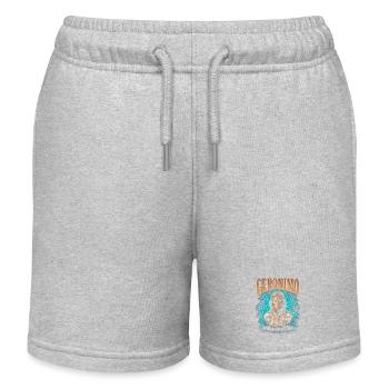 Geronimo Apache Kraft Aura - Kinder Organic Joggingshorts Mini Bolter von Stanley/Stella - Grau meliert - Vorne