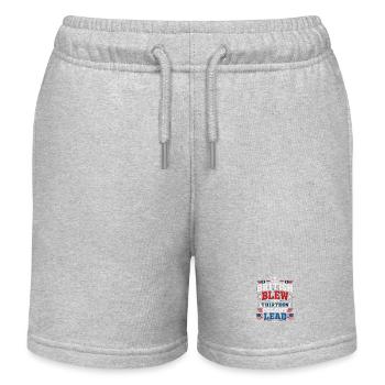 The British squandered a lead on 4 July - Kids Organic Sweat Shorts by Stanley/Stella - heather grey - Front