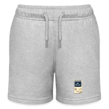 Annonce Mariage Papa Maman Secret Style Rétro - Short de jogging enfant bio Stanley/Stella - gris chiné - Devant