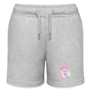 Geheimnis der Muschel - Kinder Organic Joggingshorts Mini Bolter von Stanley/Stella - Grau meliert - Vorne
