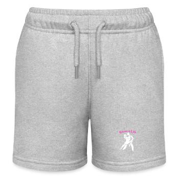 Dancer - Kids Organic Sweat Shorts by Stanley/Stella - heather grey - Front