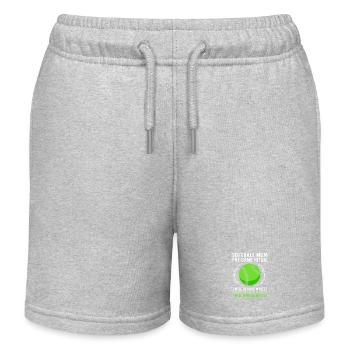 Maman du softball - Short de jogging enfant bio Stanley/Stella - gris chiné - Devant