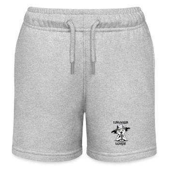 Katzenspiel Kalimba – Kalimba-Liebhaber - Kinder Organic Joggingshorts Mini Bolter von Stanley/Stella - Grau meliert - Vorne