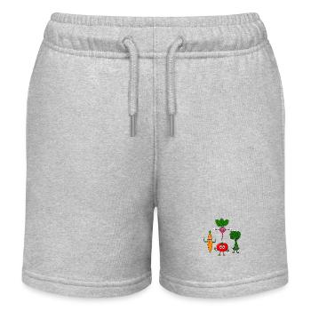 Légumes divers - Short de jogging enfant bio Stanley/Stella - gris chiné - Devant