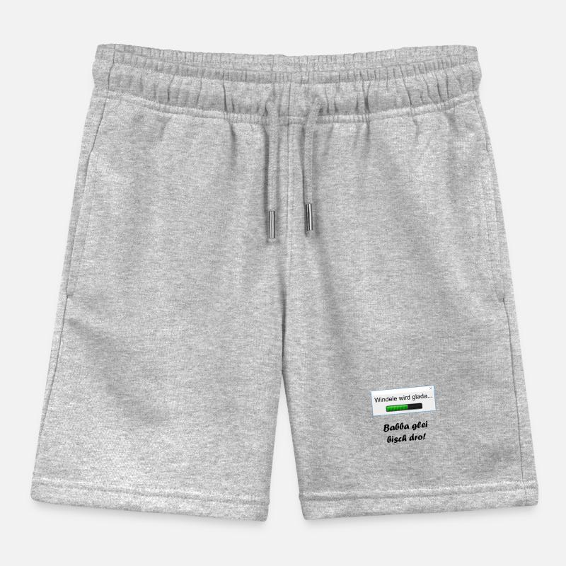 Windele wird glada... Kinder Organic Joggingshorts Mini Bolter von Stanley/Stella