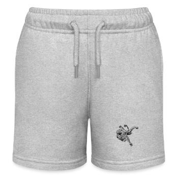 Pieuvre pieuvre pieuvre - Short de jogging enfant bio Stanley/Stella - gris chiné - Devant