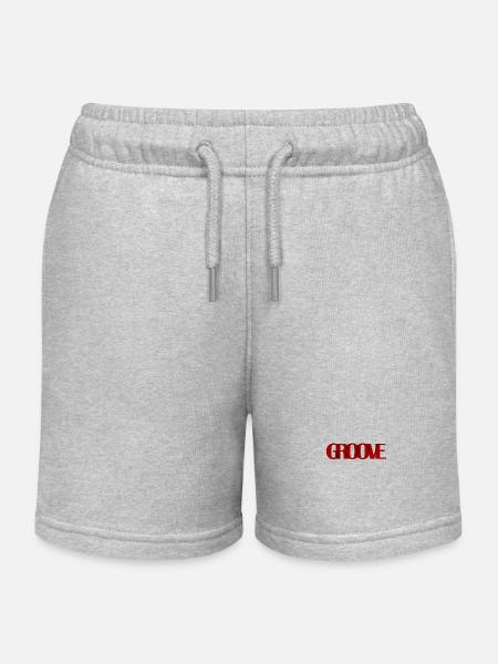 rainure - Short de jogging enfant bio Stanley/Stella - gris chiné