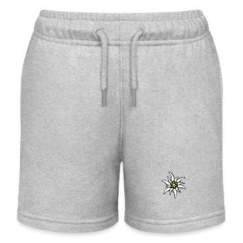 Edelweiss Alpine Club - Kids Organic Sweat Shorts by Stanley/Stella - heather grey - Front